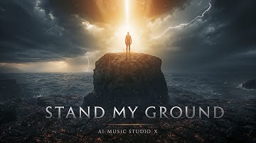 “Stand My Ground” by AI Music Studio X (Epic Anthem Official Visualizer)