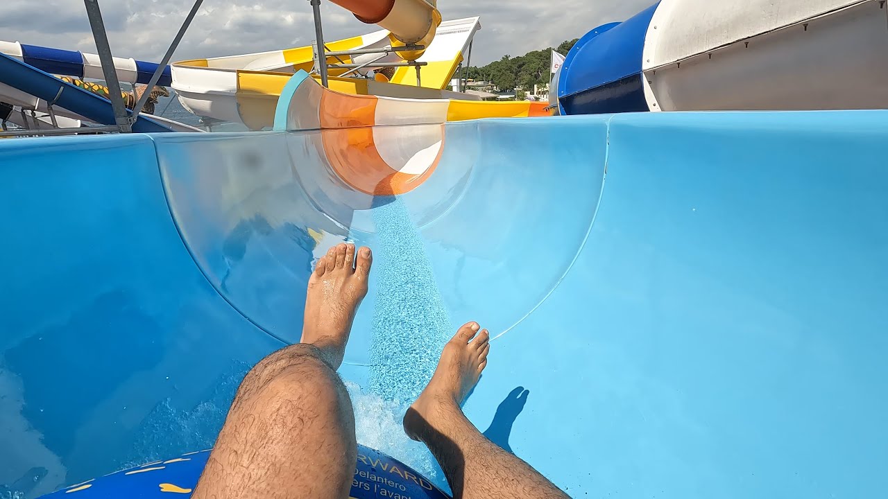 Whirlpool Water Slide at Aquapark 2022 [4k] YouTube