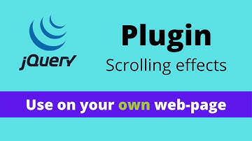 JQuery scrolling effects (animation) - JQuery Plugin