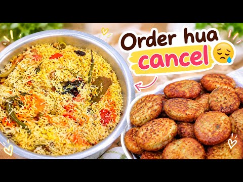 Chicken  Patties  n Muradabadi Chicken Biryani order cancel  😞  banane ke baad #viralvideo #trendin