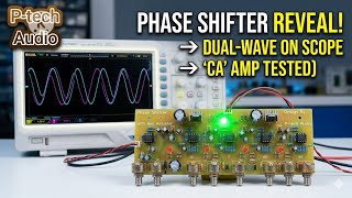 Phase shifter testing with amplifire