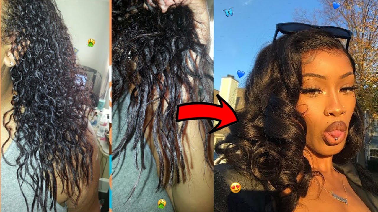 HOW TO STYLE RELAXED HAIR YouTube