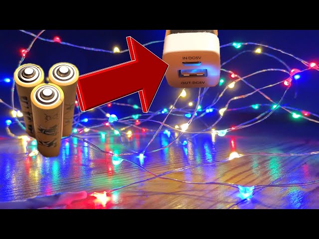 How to Hack Battery-powered Christmas Lights Into Laptop Holiday