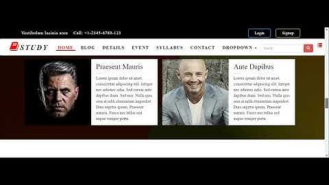 Educational Study Bootstrap Responsive Website Template