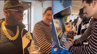 50 Cent MAXES OUT Street Fighter Arcade Game Playing As Bolrog With Andrew Schulz
