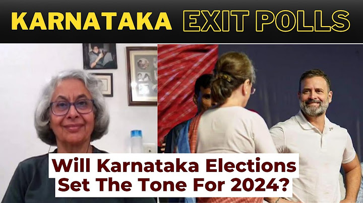 Karnataka Elections Exit Polls | "Even If Congress Wins Karnataka, Can't Draw Conclusions For 2024"