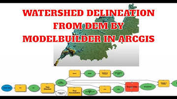 watershed delineation from DEM by ModelBuilder in ArcGis