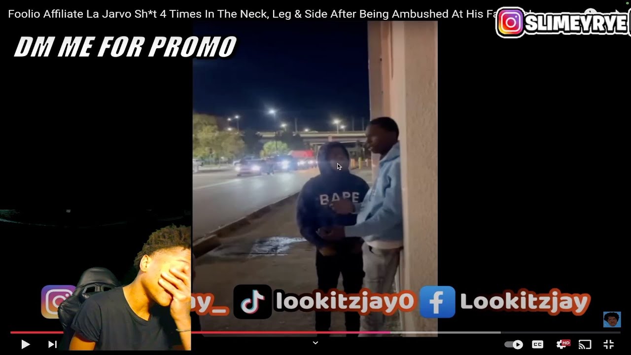THIS OUTRAGEOUS! Foolio Affiliate La Jarvo Sh*t 4 Times In The Neck ...