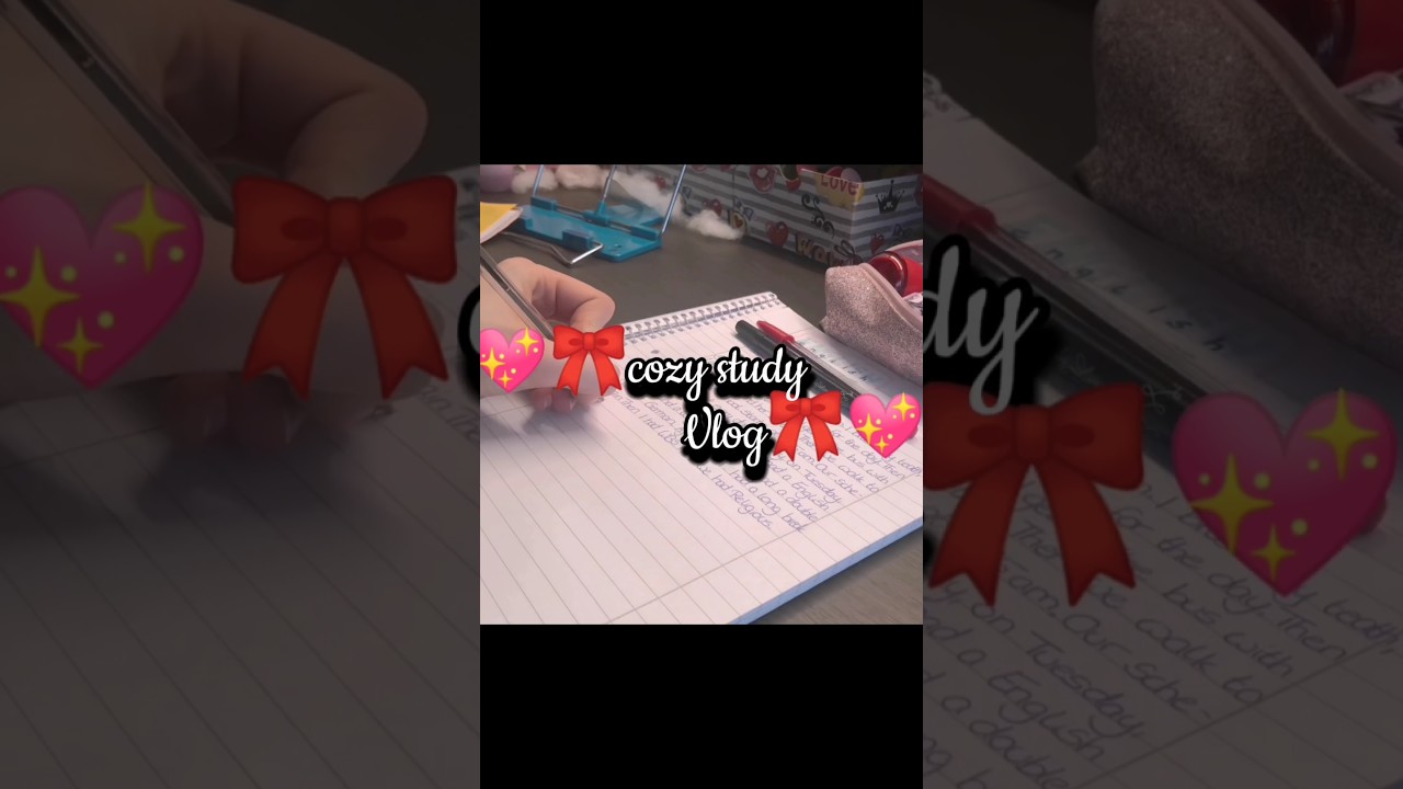 🍂Cozy Study Vlog🍂 