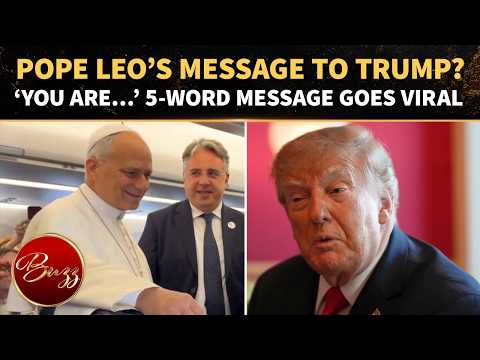 Pope Leo’s MESSAGE To Trump? 5-Word Response Takes Center Stage Amid Media Ban