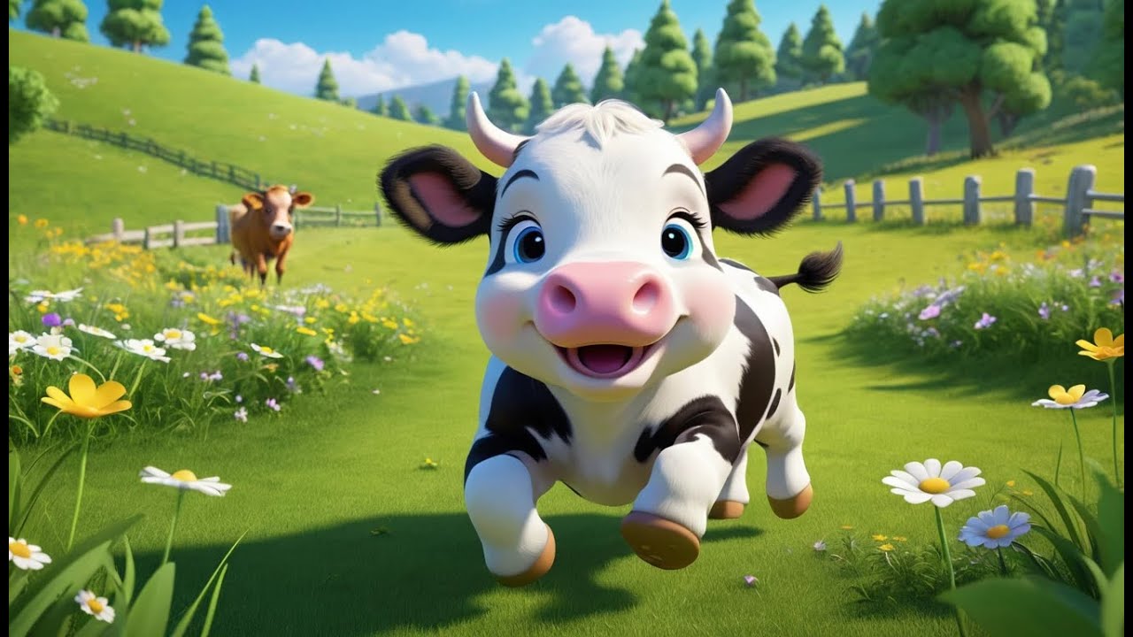Baby Cow Says Moo Moo Moo | Fun Cow Song for Kids | Sing Along with Baby Cow!
