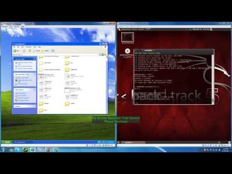 Gain root access to an XP machine using BackTrack 5