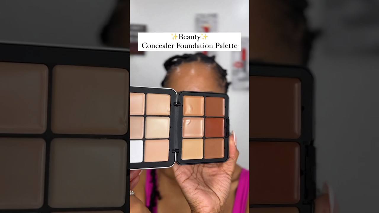 All-in-1 Face Palette!  Style Channel's Concealer Foundation Palette! 