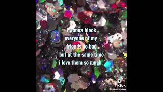 || i hate how much i love them. || #vent #venting #depressed #secret #blocking #ghost #disappear ||