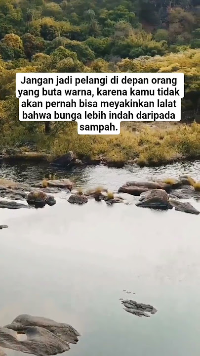 Jangan Jadi Pelangi di Depan Orang Yang Buta Warna