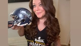 AMSR - Tapping on Seahawks items in honor of the SUPER BOWL CHAMPS💙💚