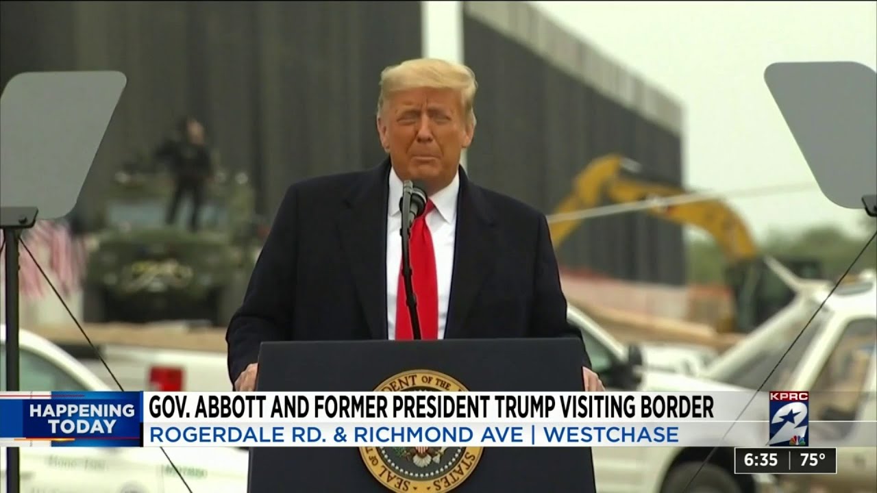 Donald Trump visits Texas to tour ‘unfinished border wall’ on U.S ...