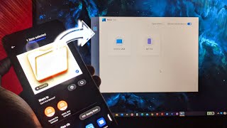 Wireless file transfer between WINDOWS and ANDROID pc to pc│* WORKING *mi air drop ! screenshot 1