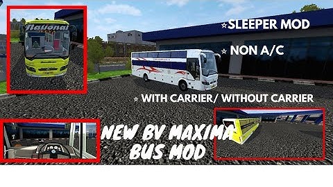 BV MAXIMA SLEEPER NON A/C BUS MOD FOR BUSSID// WITH NATIONAL TRAVEL LIVERY\\ DOWNLOAD NOW