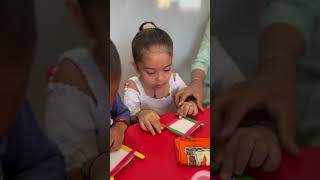 pre school activity #cambridgemontessori #craft making#rajkot