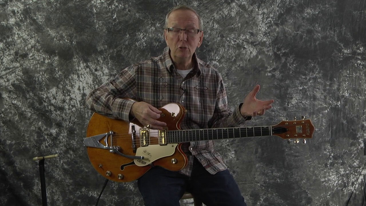 Used Guitar Sale1971 Gretsch Model 6120 Chet Atkins Nashville Orange Filtertron