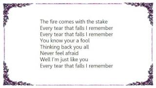 Brian Setzer - Every Tear That Falls Lyrics