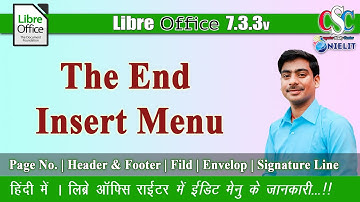 Use of Header/ Footer & Page No. in LibreOffice Writer | In Hindi | By CSC IT Class Garkha | #ccc
