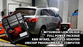 Mitsubishi Lancer/ASX SpeedLab Power Package - K&amp;N intake, Hotpipes headers, Unichip Computer