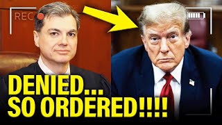 Trump INSTANTLY handed MAJOR LOSS on SENTENCING