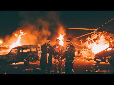 Travis Scott Quavo FLOATING WITHOUT YOU Ft Drake Dropzone Music Video 