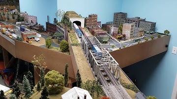 layout update Ballast mostly complete on upper level main lines