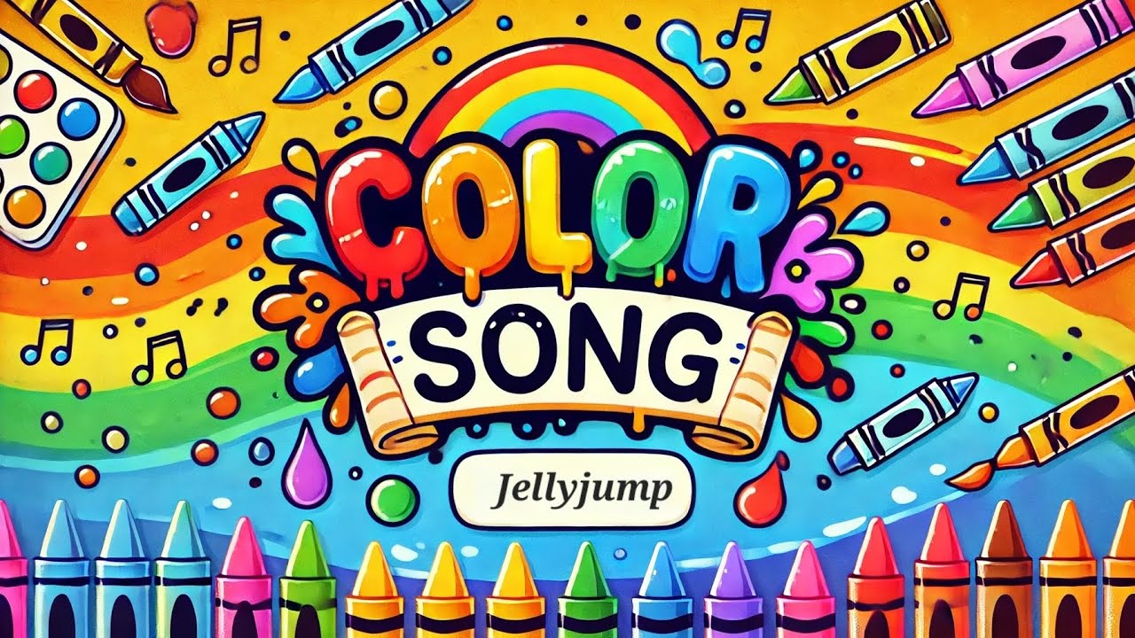 🌈 Color Song for Kids 🎨 | Learn Colors with Fun Music 🎶| Jellyjump ...