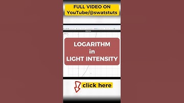 Intensity vs exposure |Logarithm in Light Intensity conversion | maya and arnold tutorial