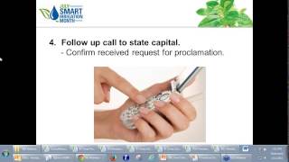 How to Obtain a Smart Irrigation Month Proclamation
