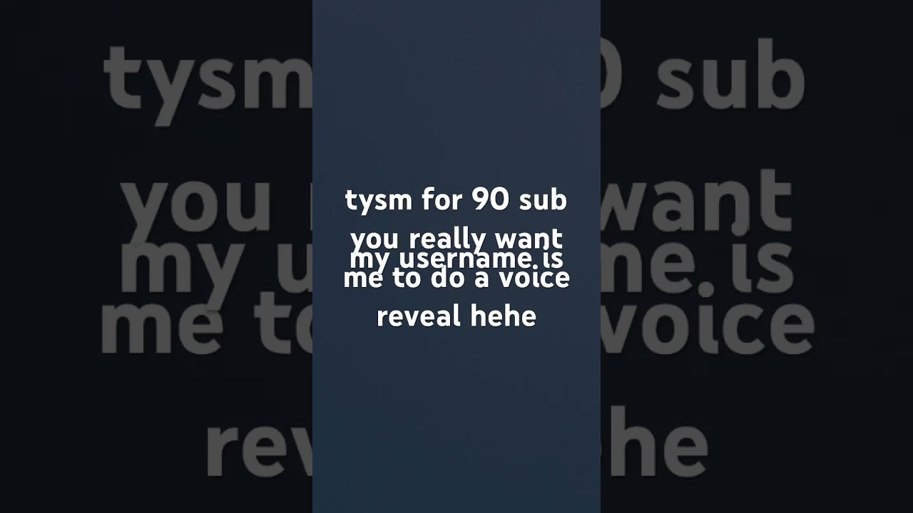 Tysm Guys For 98subs