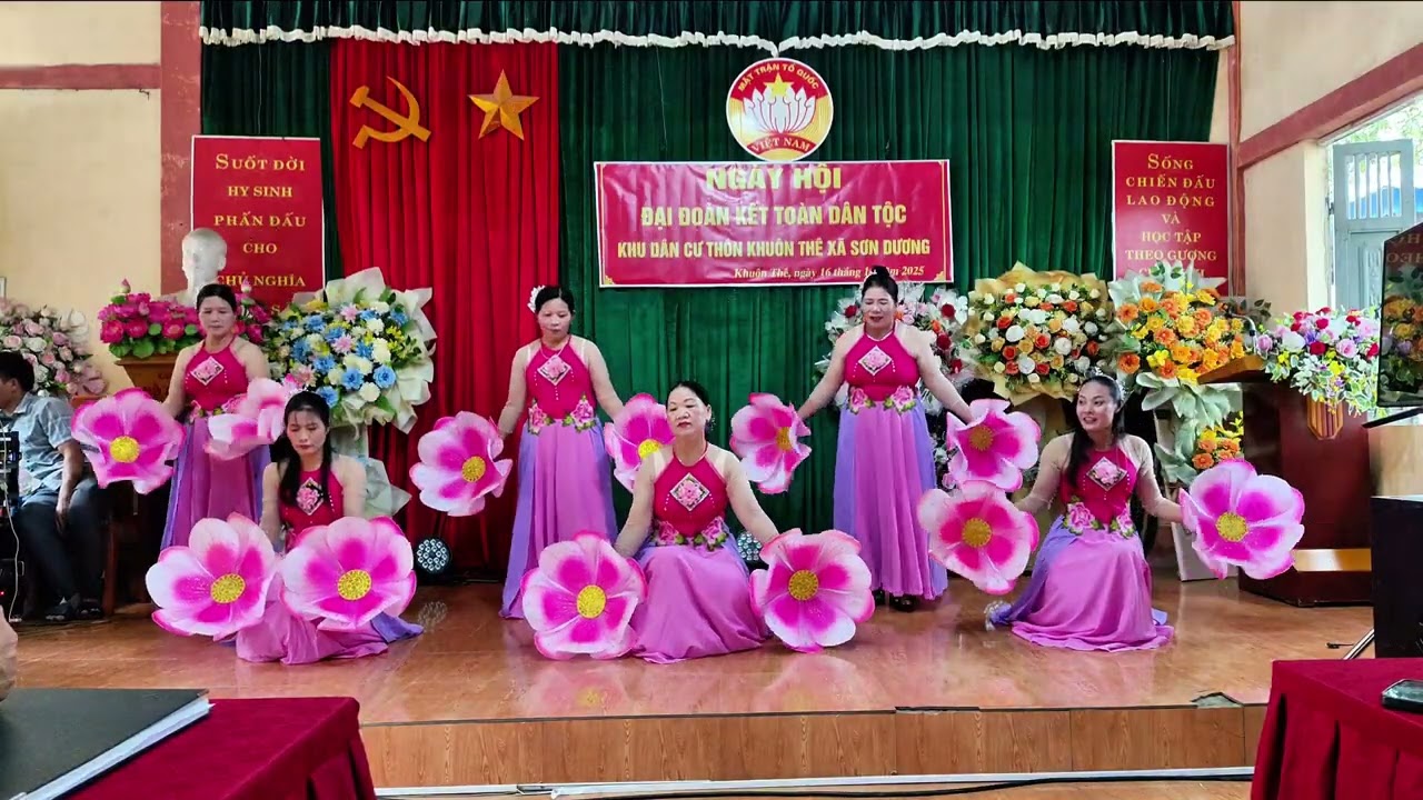 Lời ca dâng Bác - Múa - Hội phụ nữ - Đại đoàn kết toàn dân tộc - Khuôn Thê