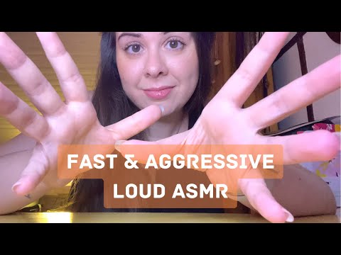 LOFI ASMR - BUILD UP TAPPING ON TABLE/ SCURRYING TO CAMERA/ ERASE TINGLES TRIGGER/ FAST & AGGRESSIVE
