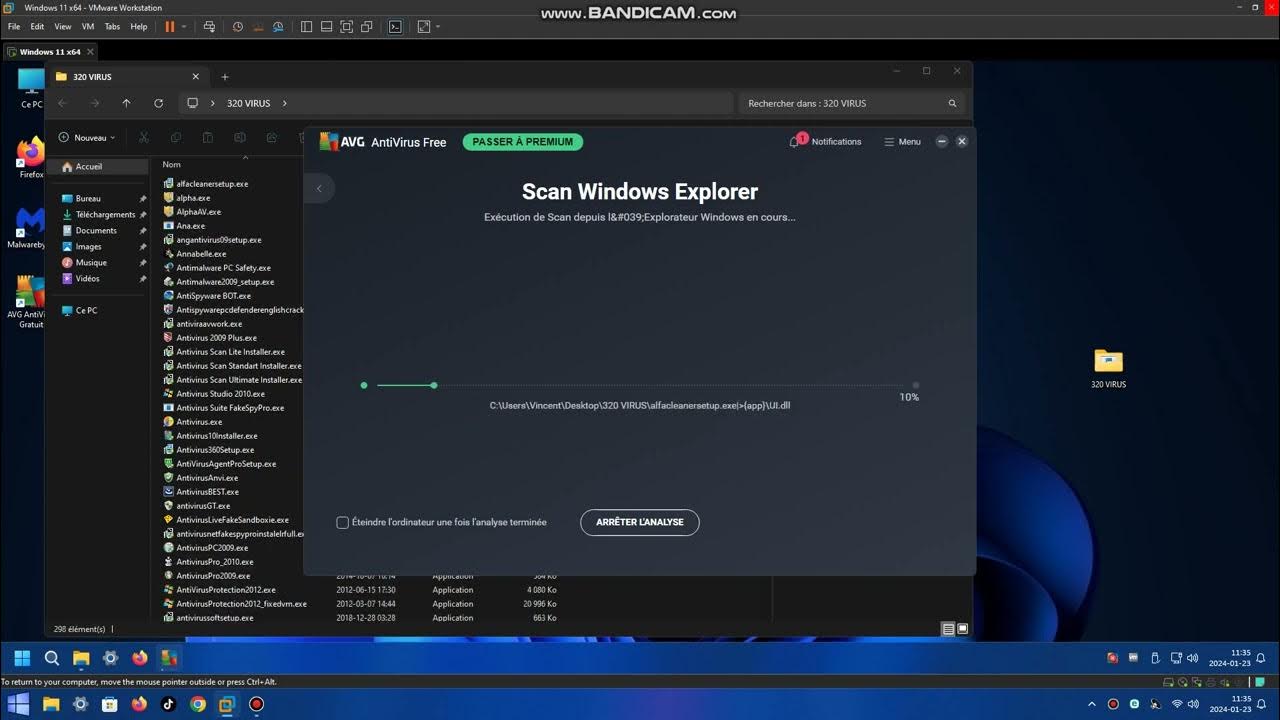 TEST AVG AntiVirus Gratuit 2024 YouTube