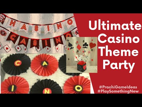 Ultimate Casino Theme Party Decoration Ideas| हसीनो का कसीनो Red & Black Theme Kitty Party