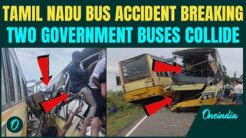 TAMIL NADU BUS ACCIDENT BREAKING: 10 Dead, 20 Injured After Two Buses COLLIDE Head-On in Sivaganga