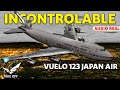 EXPLOSIÓN EN VUELO Y FALLA TOTAL HIDRÁULICA (Reconstrucción) EL INCONTROLABLE VUELO 123 DE JAPAN AIR