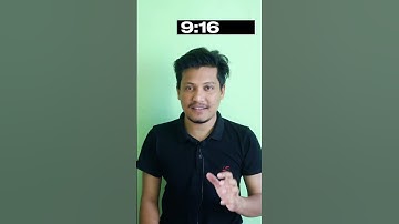 Aspect ratio for youtube and facebook | ইউটিউব এবং ফেইসবুক ভিডিওর সঠিক সাইজ #aspectratio #shorts