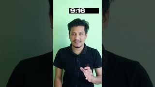 Aspect ratio for youtube and facebook | ইউটিউব এবং ফেইসবুক ভিডিওর সঠিক সাইজ #aspectratio #shorts