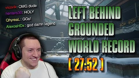 The Last of Us: Left Behind Remake PS5 Speedrun Wereldrecord voor Grounded-modus (27:52.8 IGT)