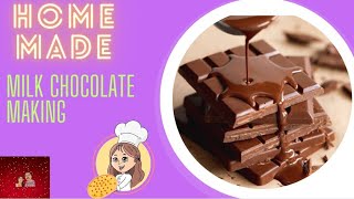 Milk chocolate recipe                                                         @Chocobynithi