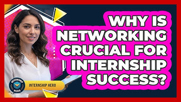 Why Is Networking Crucial For Internship Success?