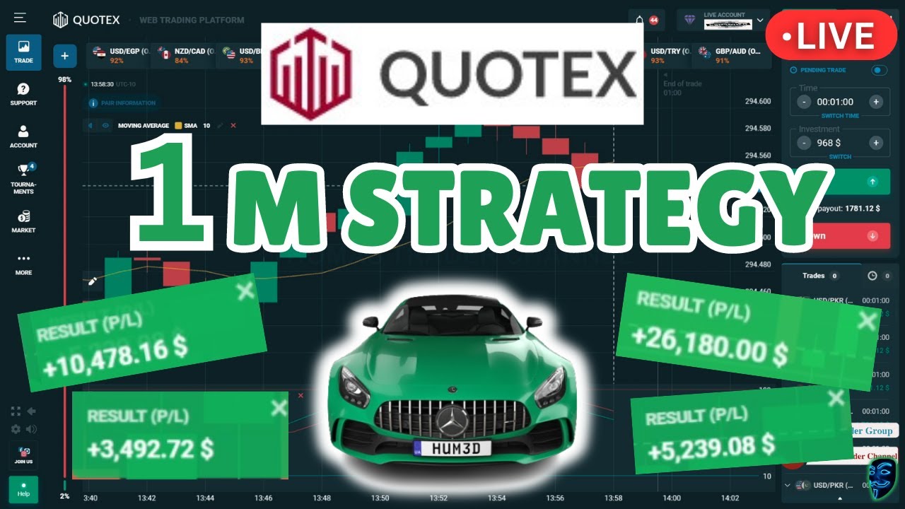 🌱BEST QUOTEX 1 MINUTE TRADING STRATEGY TUTORIAL 2024 ️| $10 TO $35,600 ...