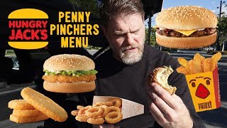 HUNGRY JACK'S PENNY PINCHER RANGE FOOD REVIEW  Greg's Kitchen