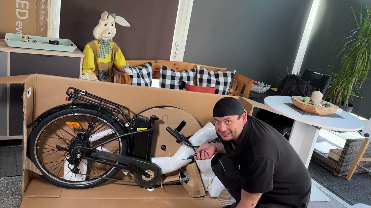 DYU EBike C6 Elektrofahrrad, 26“ Cittybike mit Shimano Schaltung & abnehmbaren Akku 12.5Ah