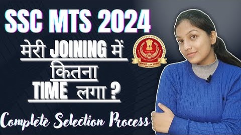 SSC MTS Complete selection process with timeline #ssc #sscmts